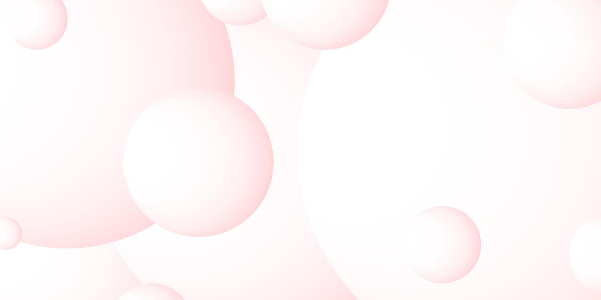 Abstract Background with Floating 3D Spheres vector