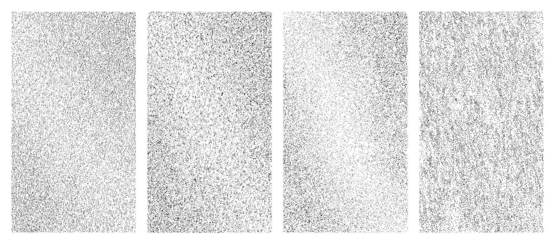 Halftone noise texture elements on transparent background dotted pattern retro comic grain effect rough surface dot pack minimal abstract design editable black white grunge vector