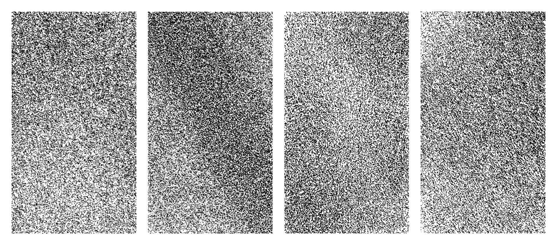 halftone stipple texture in black and white with dense dot grain pattern, retro abstract background element isolated on transparent background for digital design overlays vector