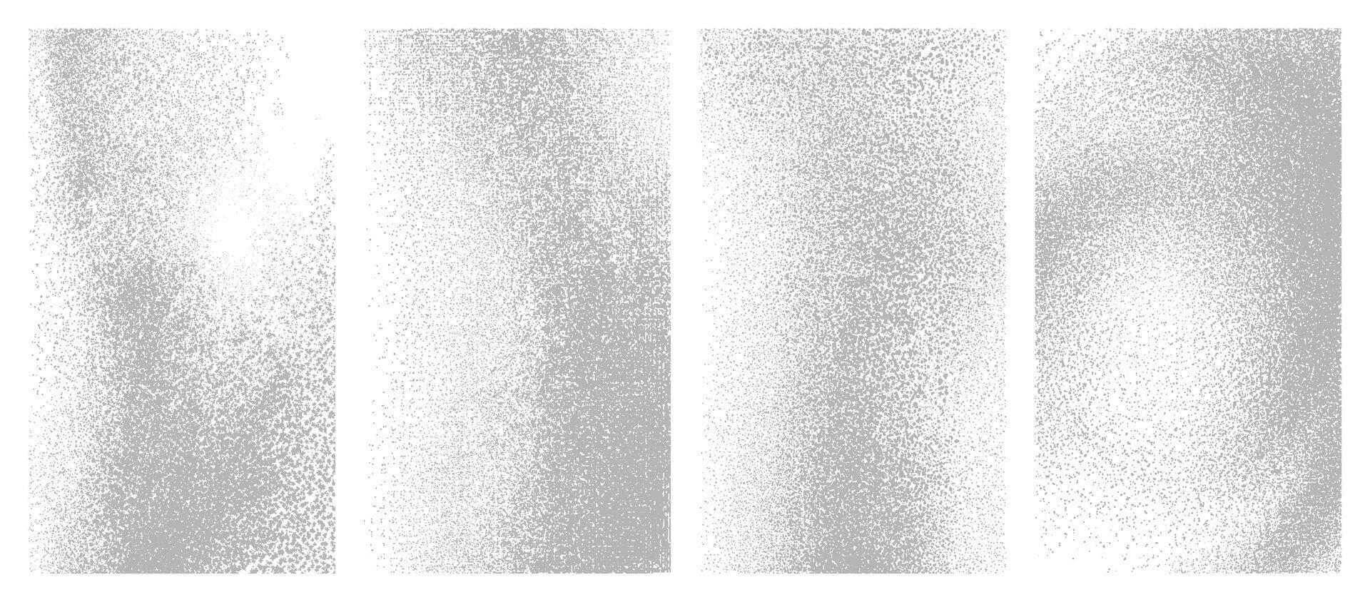 noise gradient texture halftone pattern with grainy dots, abstract grayscale stipple effect background, vintage screenprint style overlay design element isolated on transparent background vector