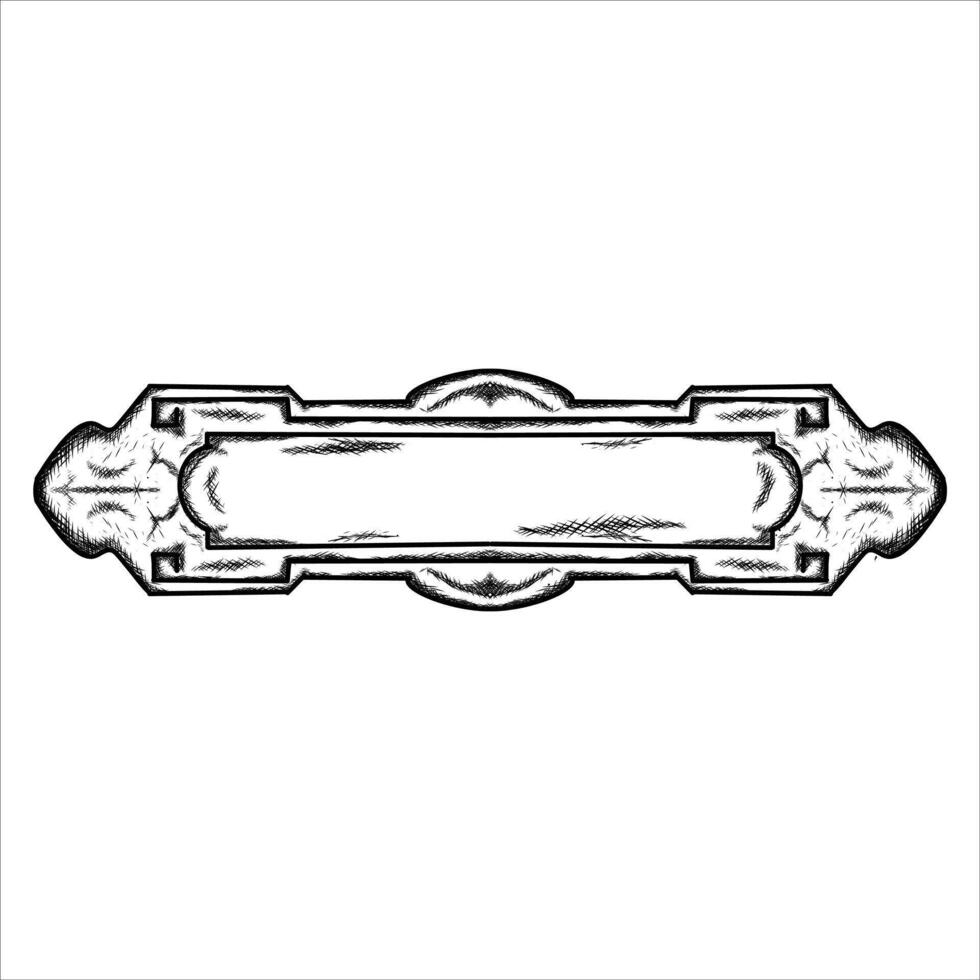 an illustration of a decorative plate vector