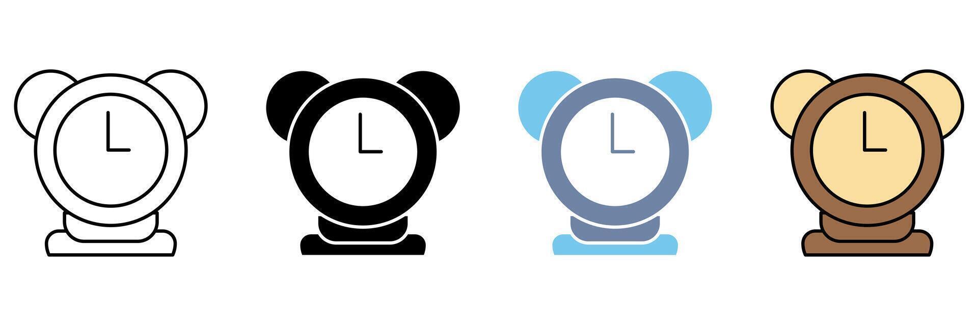 ALARM CLOCK concept line icon. Simple element illustration. vector