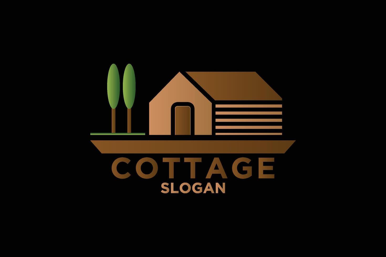 Cottage logo. House icon. Home logo. vector