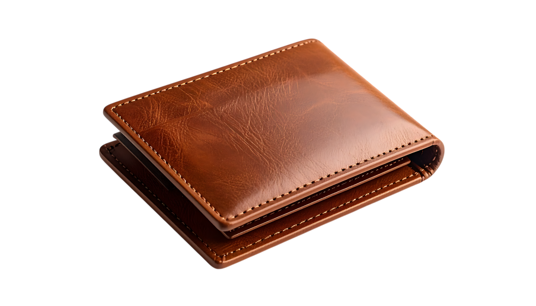 Brown Leather Wallet Elegant Design Exceptional Craftsmanship png