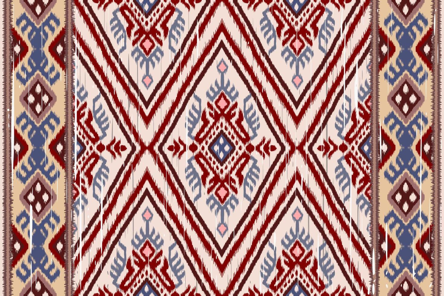 Beautiful embroidery Motif design pattern. vector