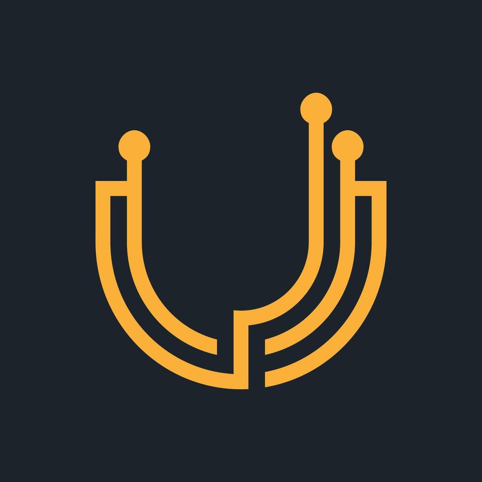 U letter logo design mountain,desert,summit,symbol,icon,idea,creative vector