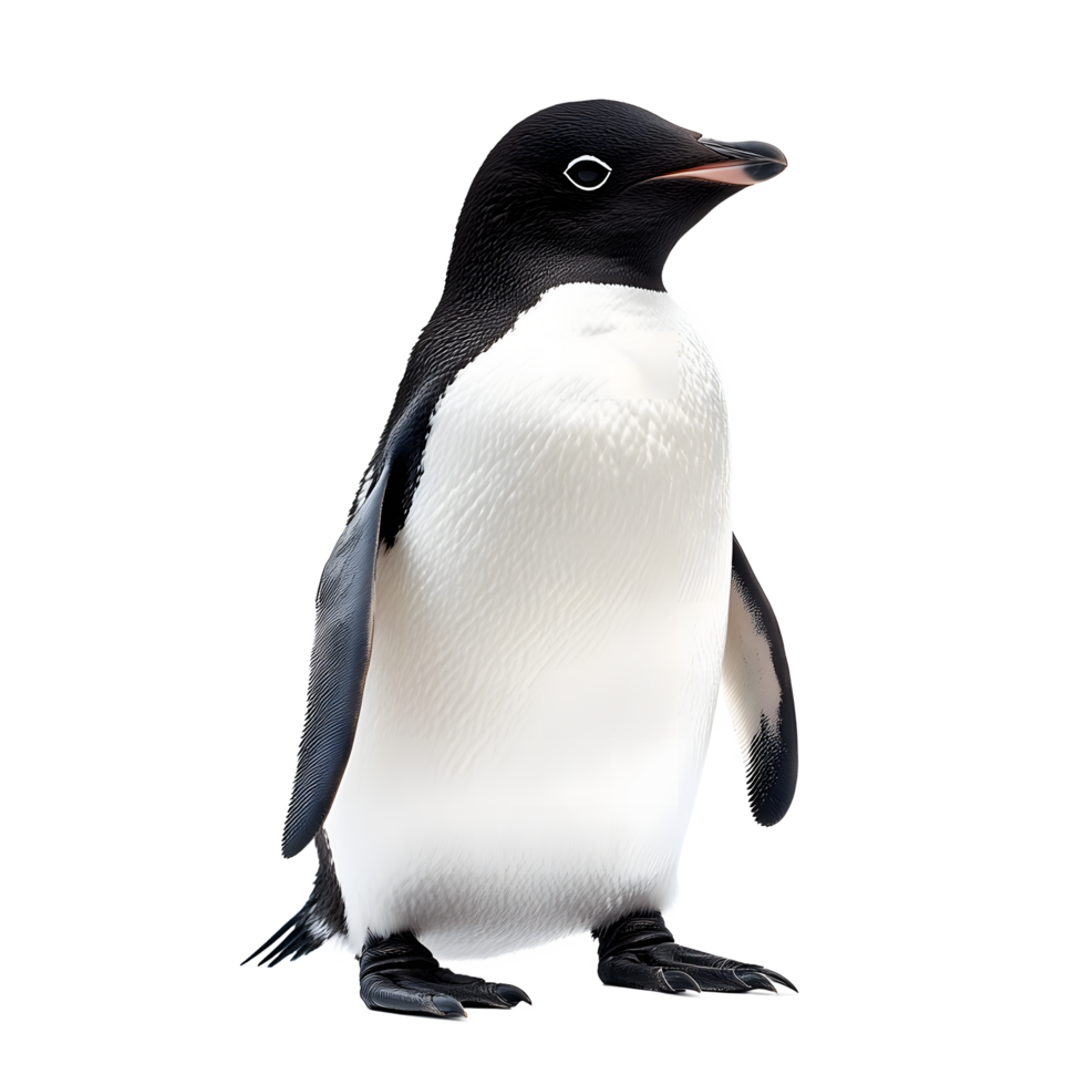 Adorable Gentoo Penguin Against Transparent Background png