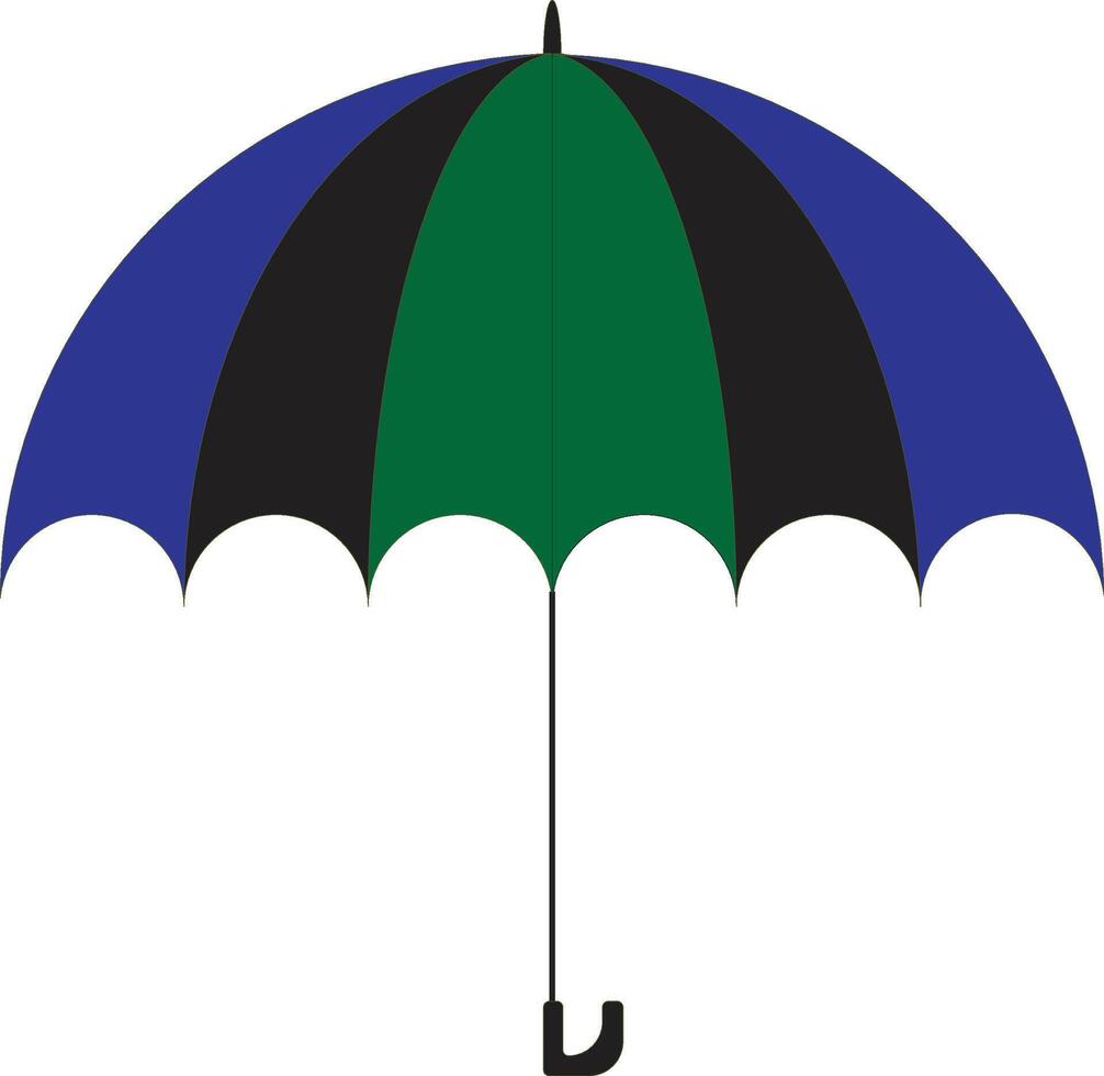 A colorful umbrella design vector