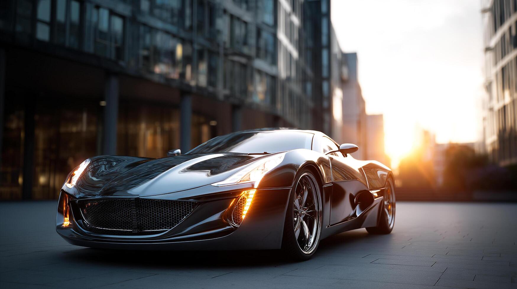 High-detailed automotive texture in outdoor image photo