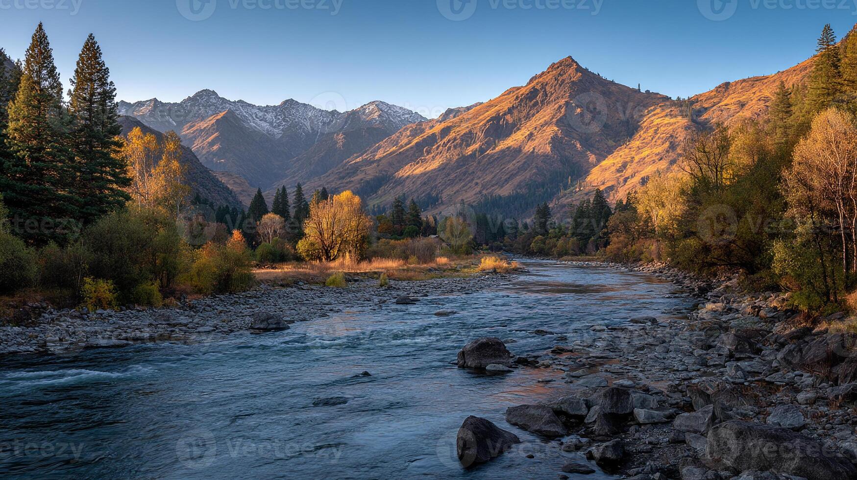High-detail landscape image with realistic natural scenery tones photo