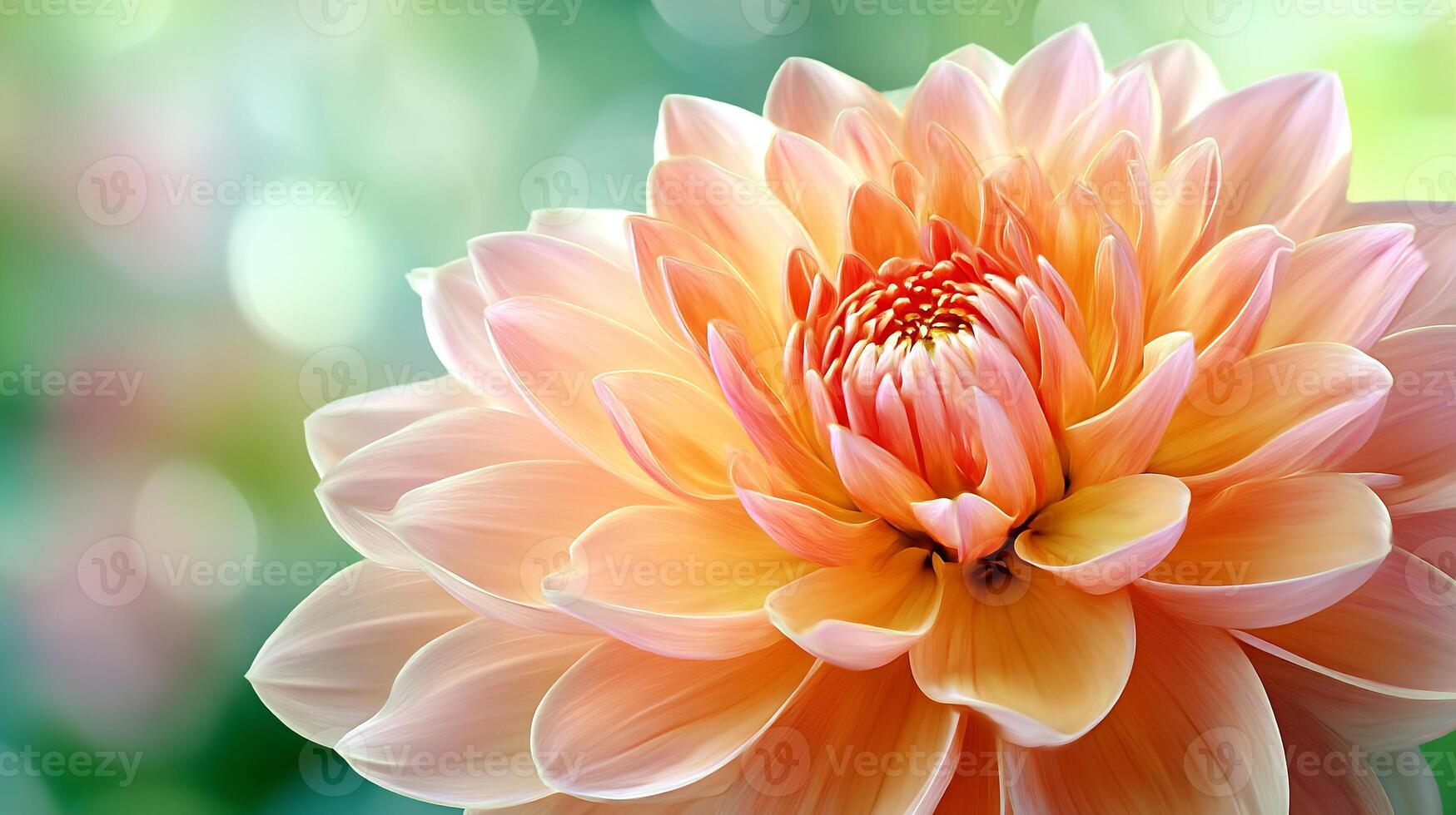 Sunlight flower with rich petal texture photo