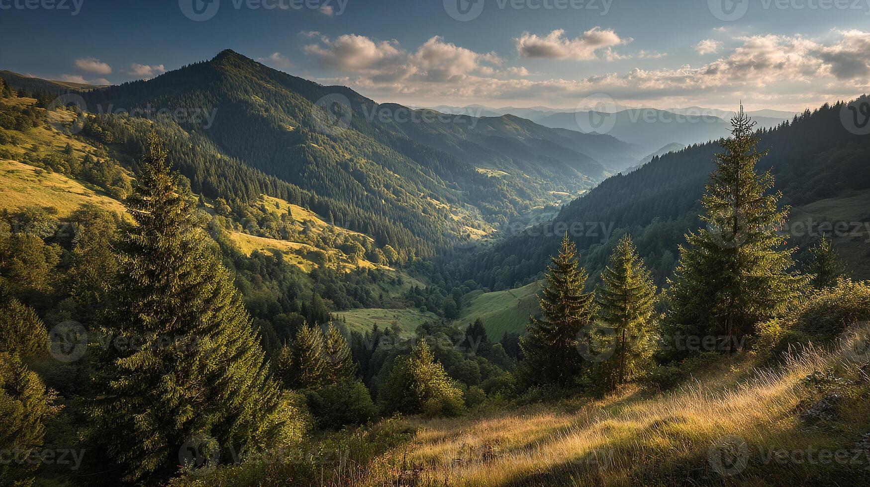Natural scenery captured in high-resolution photographic realism photo