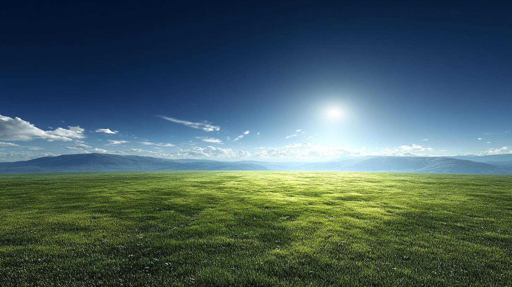 High resolution photo of vivid landscape scenery of summer nature