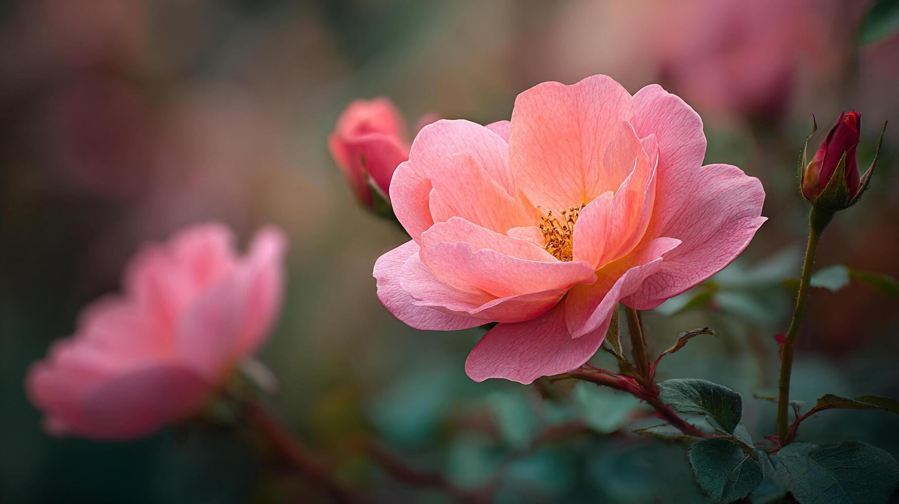 Radiant petals captured in sharp macro photo