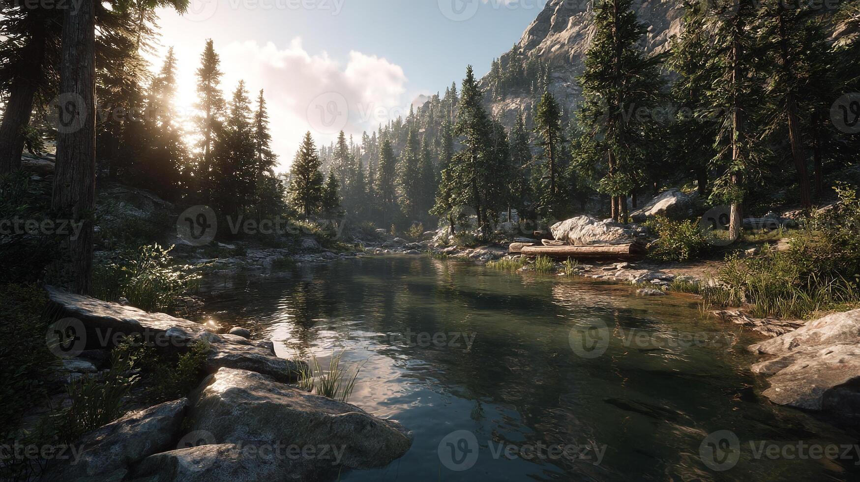 Professional landscape of true natural scenery textures photo