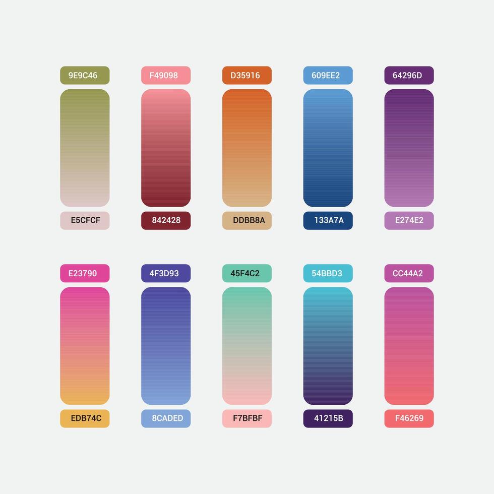Various Color Swatches set vector