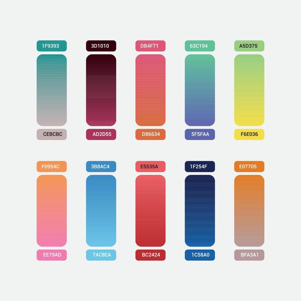 Color gradient background set vector