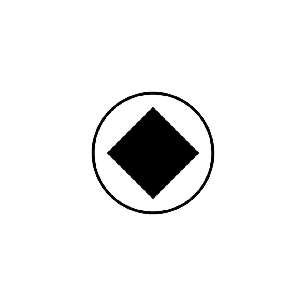 A black and white image of a diamond shape vector