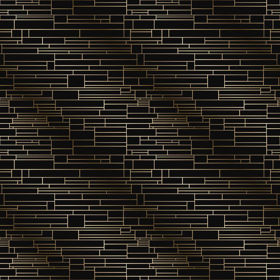 Golden seamless ornamental luxury geometric pattern - outline art deco rich design.Repeatable elegant royal background. Symmetry endless print vector