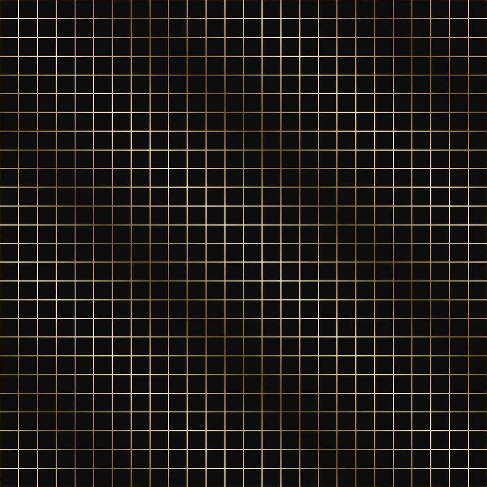 gold seamless ornamental luxury geometric pattern - outline art deco rich design. Repeatable elegant royal grid background vector