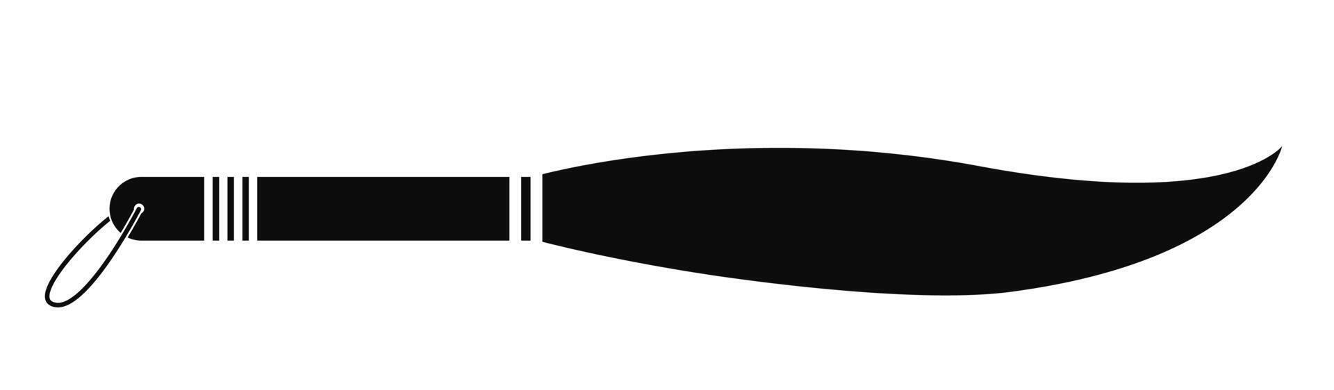 Plastic Broom Zadu Silhouette Traditional Cleaning Tool vector