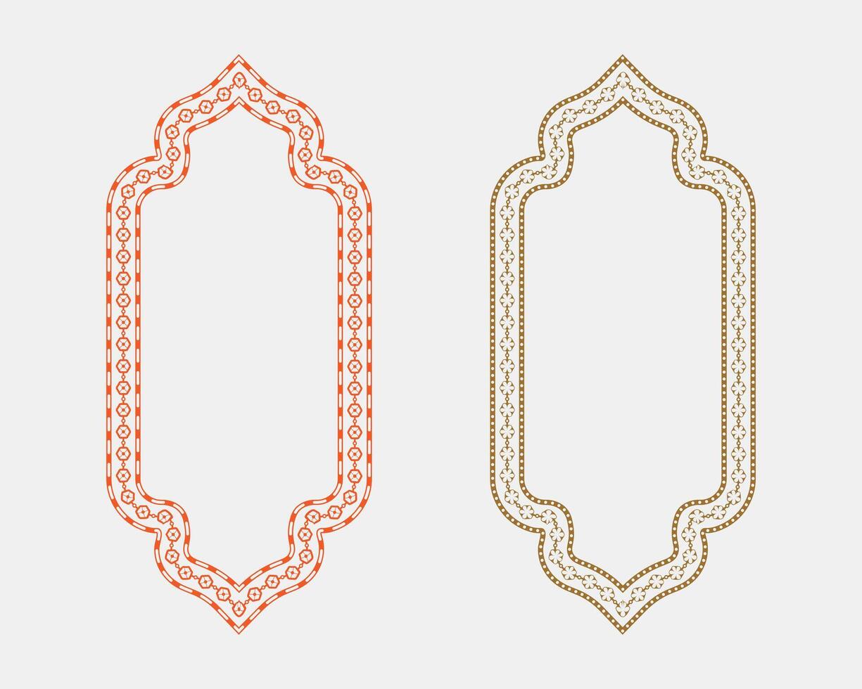Creative frame and flower border art with text box combinations for presentation templates vector