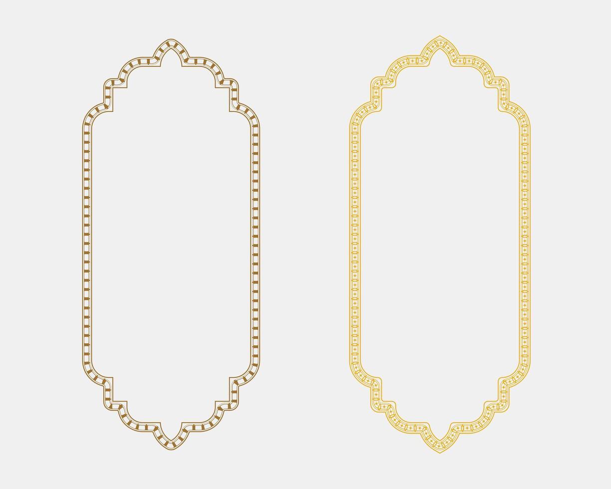 Ornate plant and flower frame design pack with editable text boxes for poster design, cards, and banner covers vector