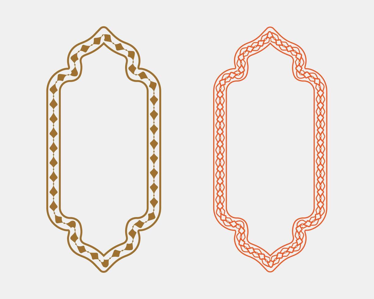 Frame design collection for stylish text box layouts, vintage invitations, and modern cover designs vector