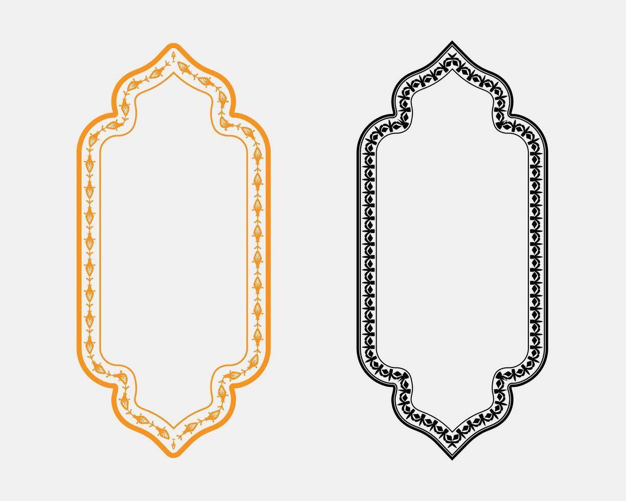 Artistic frame and text box layout with botanical flower border elements, ideal for cover designs, greeting cards, and product packaging vector