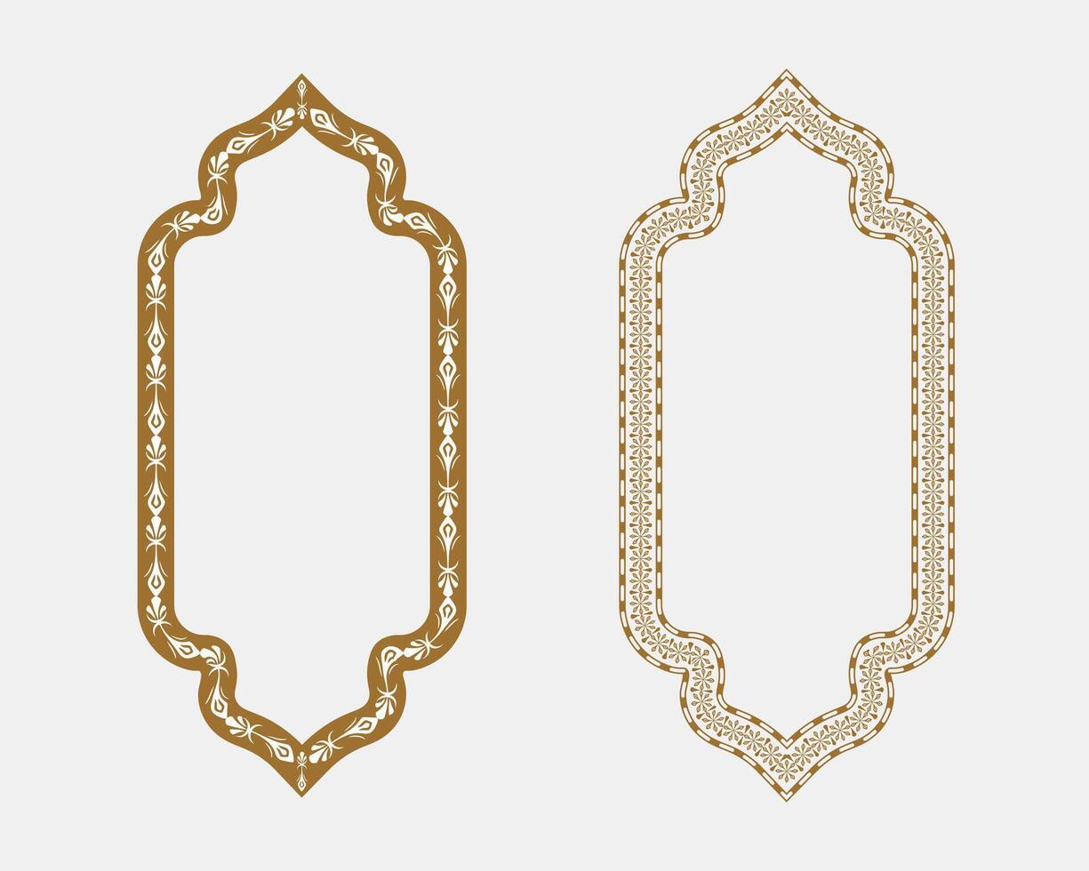 Decorative flower and plant border frame set with text boxes, perfect for stylish cover art, invitation cards, and creative branding templates vector