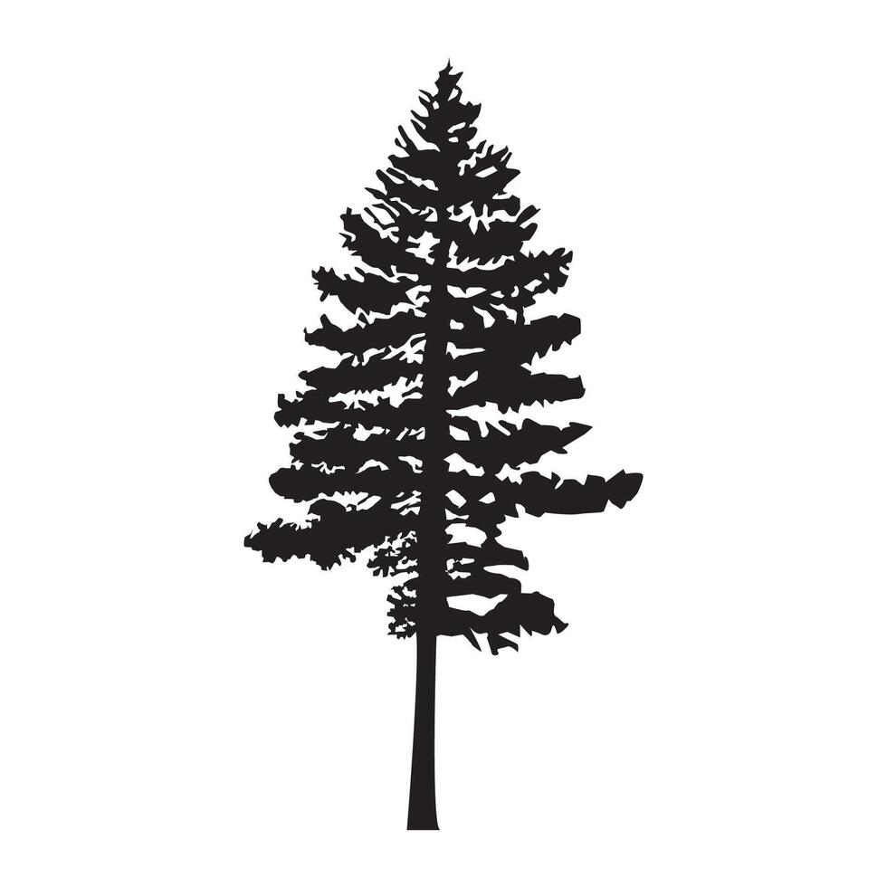 Forest Tree Silhouette vector