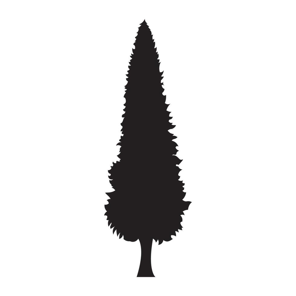 Nature Tree Silhouette Isolated vector