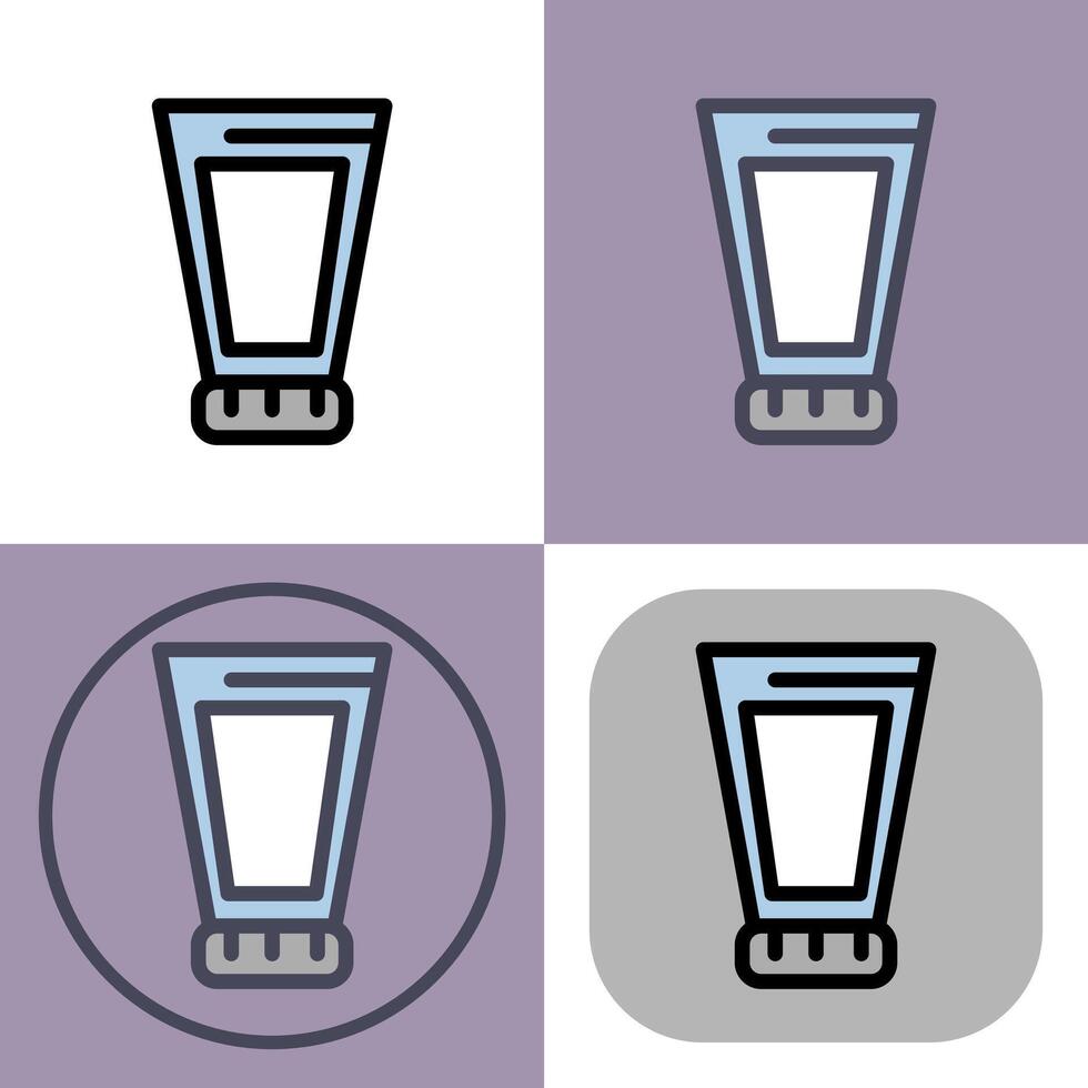 Tooth paste icon symbol - Tooth paste for human hygiene treatment and brush teeth vector