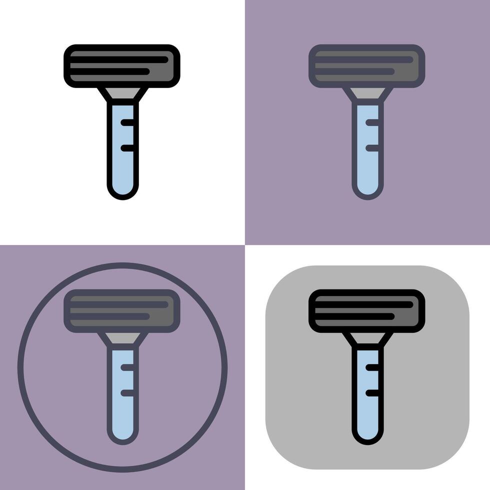 Razor icon symbol - Razor for human hygiene treatment vector