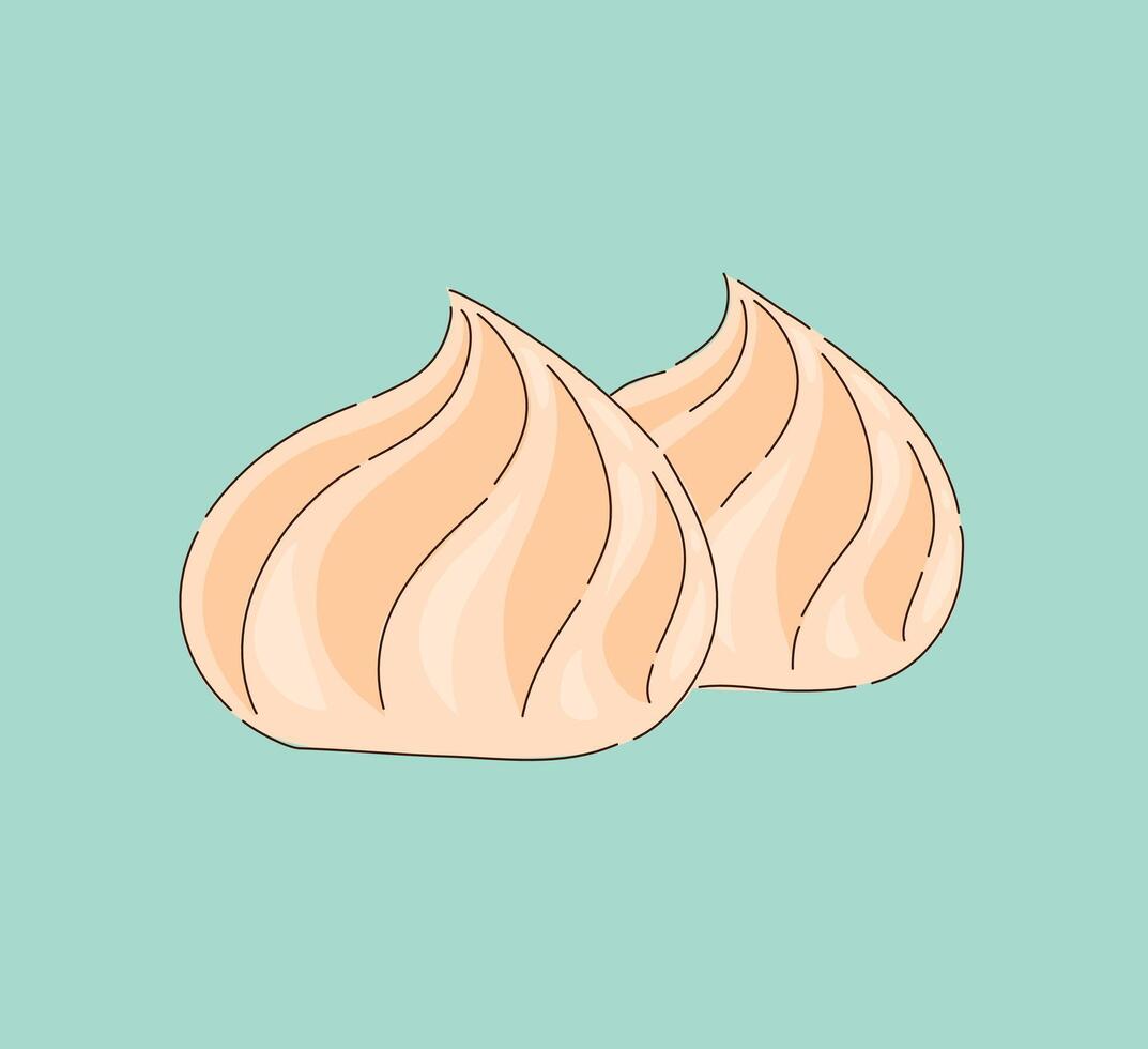 Delightful and Charming Meringue Treats Perfect for All Sweet Lovers Everywhere vector