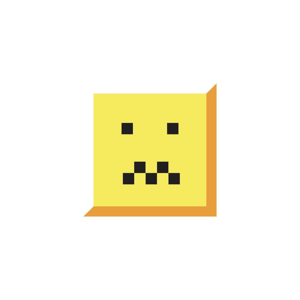 Square monster black box square unique vector