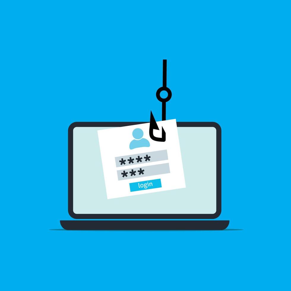 How to protect your online identity from hackers vector