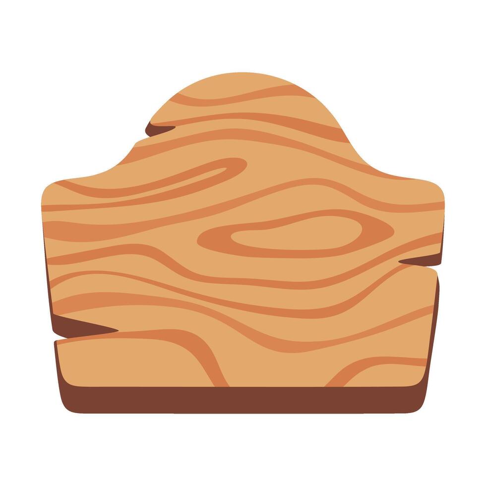 Wooden Texture Illustration with Natural Grain Pattern on a Smooth Surface for Design and Decoration Projects vector
