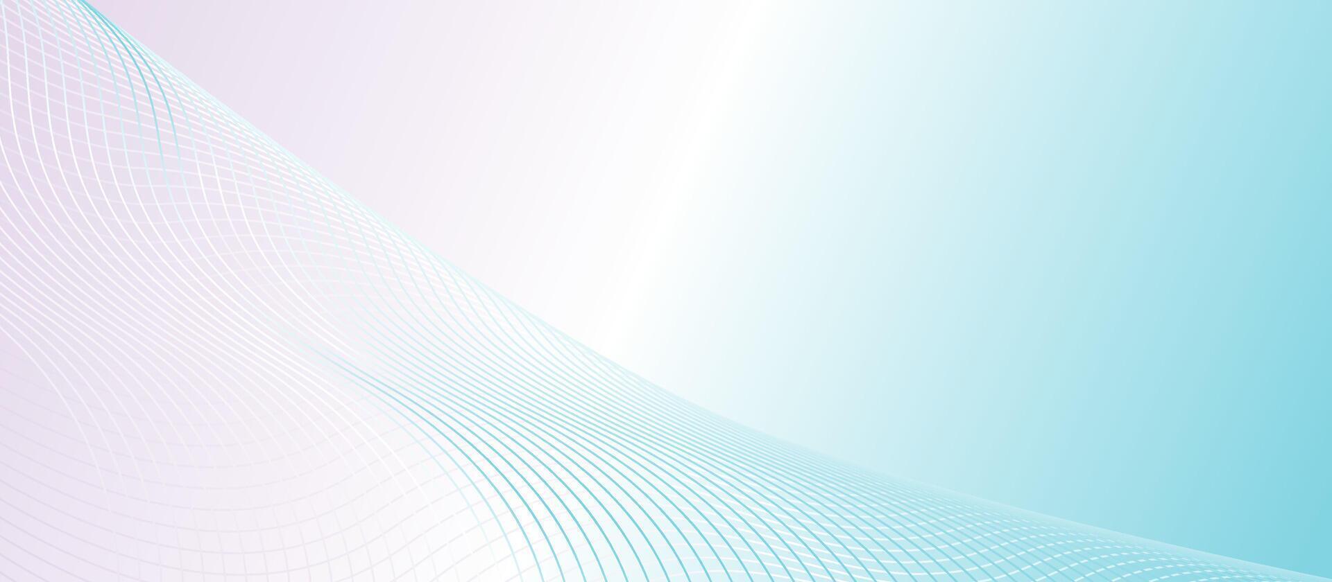 Abstract blue and white digital dynamic wave lines background. Futuristic hi-technology concept. Business banners, flyers, and presentations. illustration vector