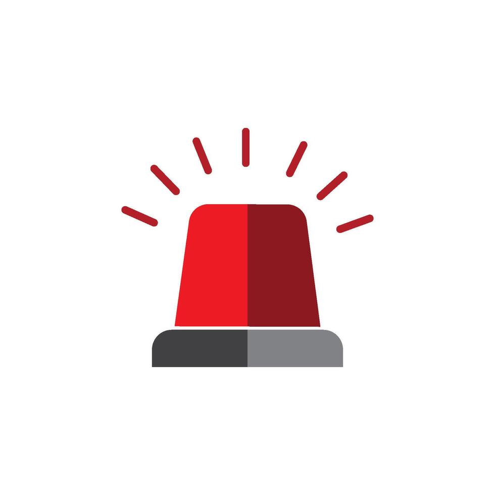 Siren Light Icon design vector