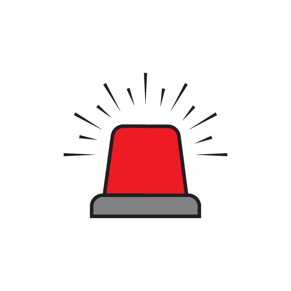 Siren Light Icon design element vector