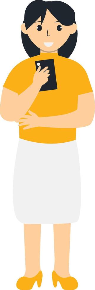 People Character with Technology Advance vector