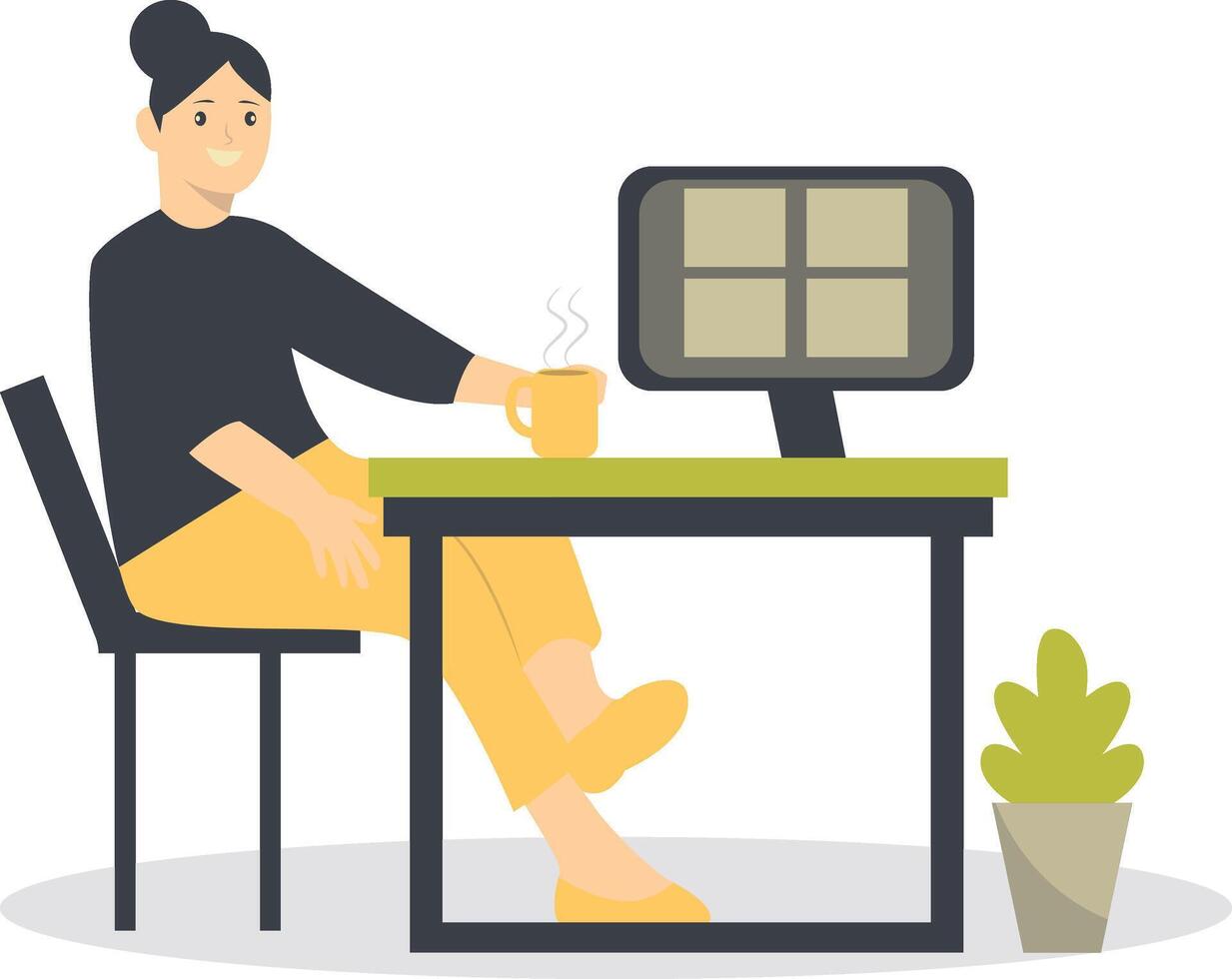 People Programmer Character vector