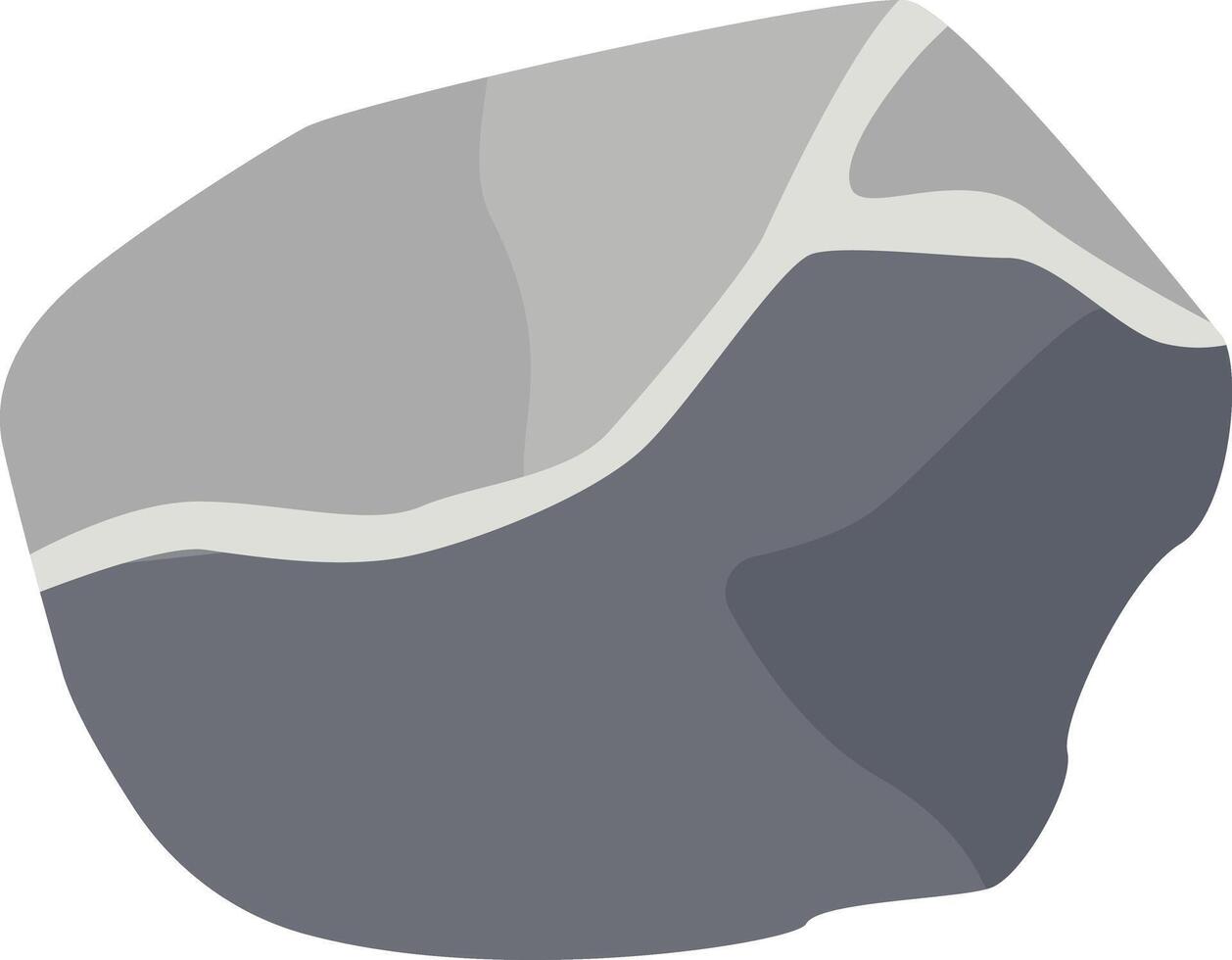 Rock Stone Illustration Isolated on White Background vector