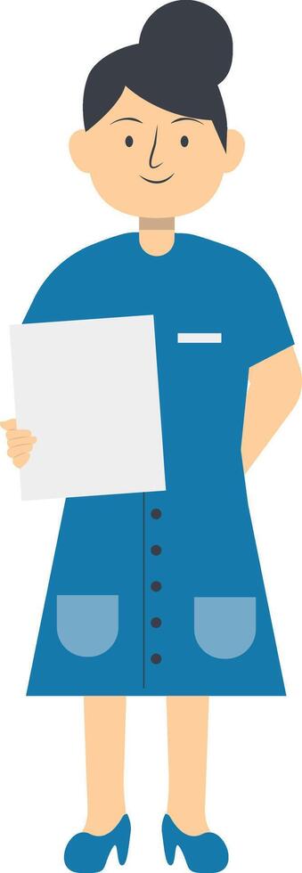 Professional Staff on Labour Day, Isolated on White Background, vector