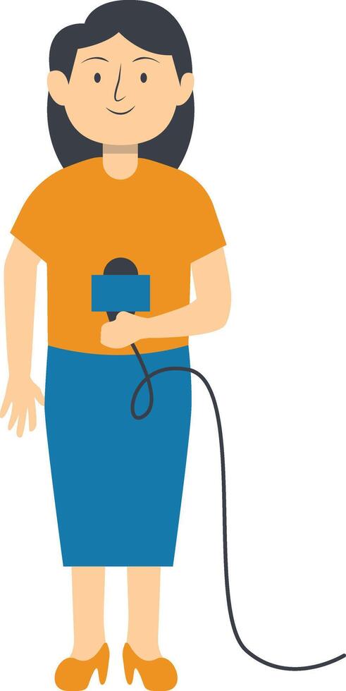 Professional Staff on Labour Day with Cartoon Design vector