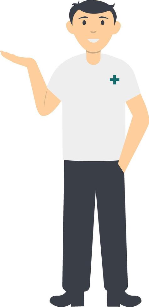 Pharmacist People Character, Isolated on White Background, vector