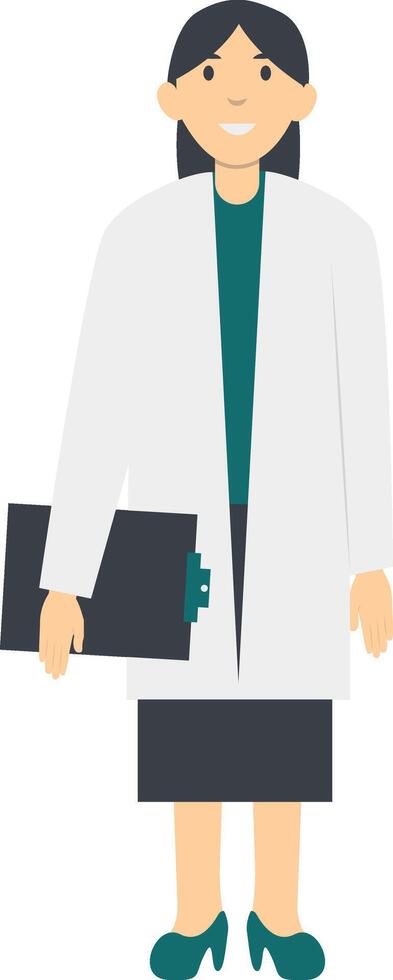 Pharmacist People Character, Isolated on White Background. vector