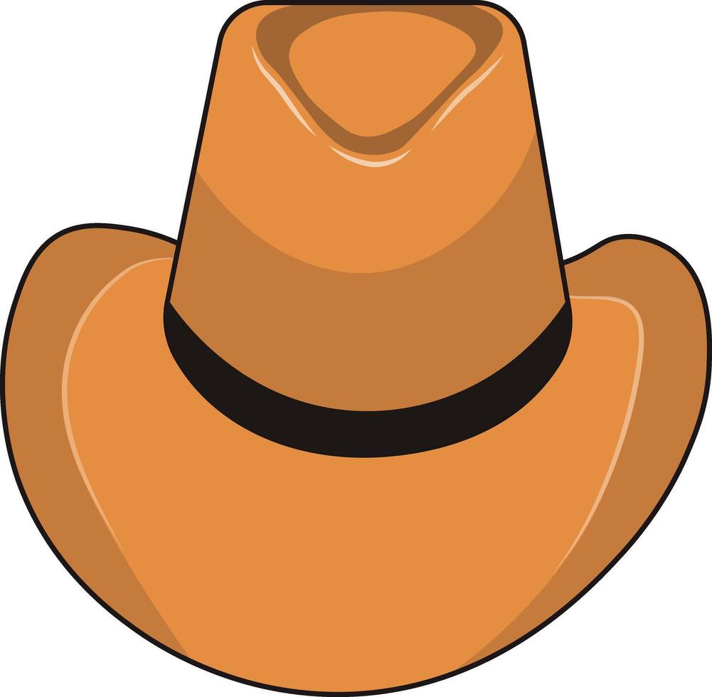 Cowboy Hat Icon vector