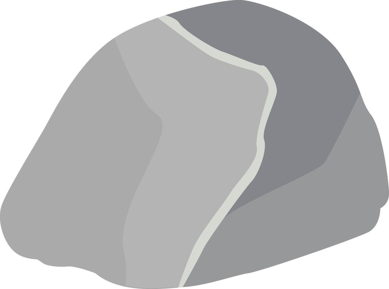 Rock Stone Illustration on White Background vector
